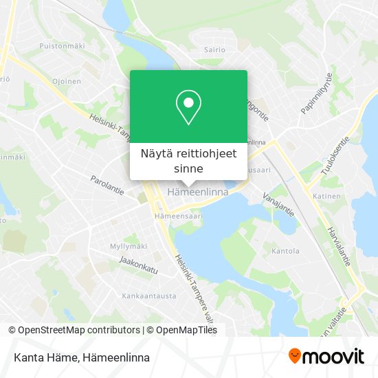 Kanta Häme kartta