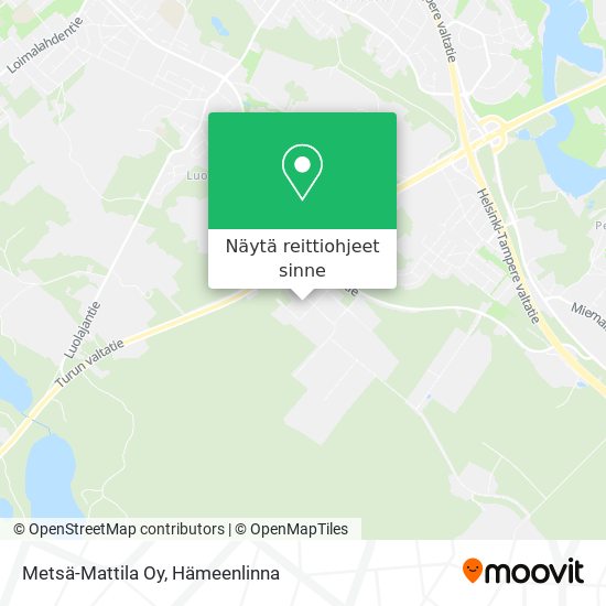 Metsä-Mattila Oy kartta