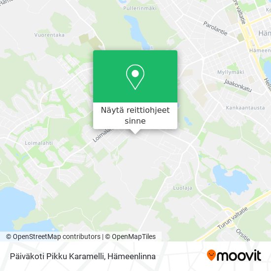 Päiväkoti Pikku Karamelli kartta