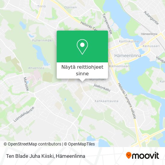 Ten Blade Juha Kiiski kartta