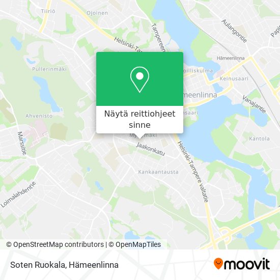 Soten Ruokala kartta