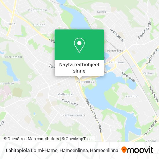 Lähitapiola Loimi-Häme, Hämeenlinna kartta