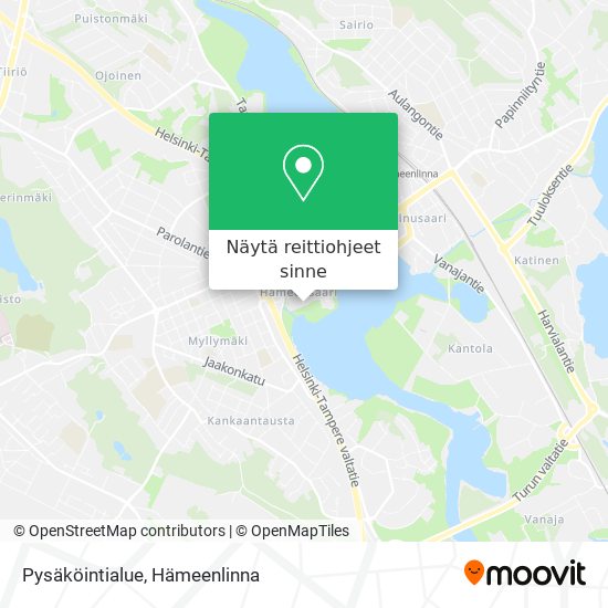 Pysäköintialue kartta