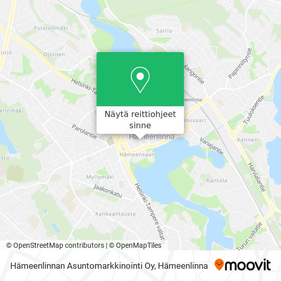 Hämeenlinnan Asuntomarkkinointi Oy kartta