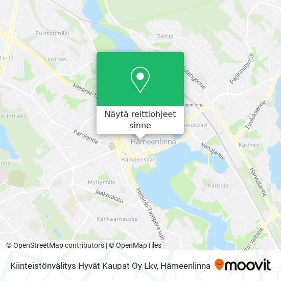 Kiinteistönvälitys Hyvät Kaupat Oy Lkv kartta