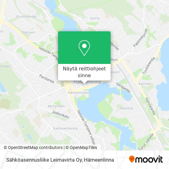 Sähköasennusliike Leimavirta Oy kartta