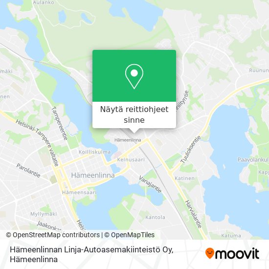 Hämeenlinnan Linja-Autoasemakiinteistö Oy kartta
