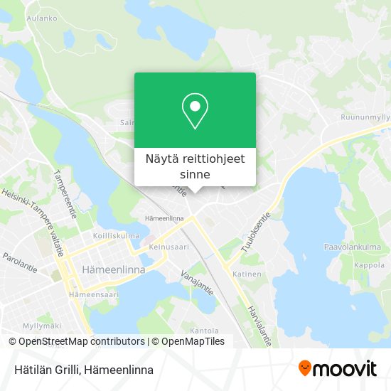 Hätilän Grilli kartta
