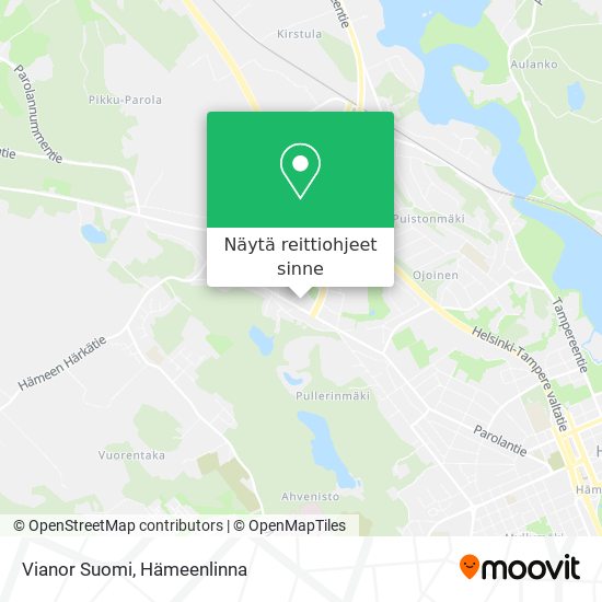 Vianor Suomi kartta