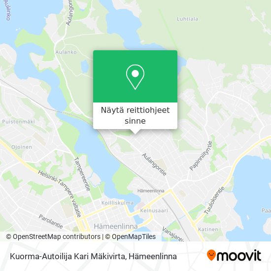 Kuorma-Autoilija Kari Mäkivirta kartta