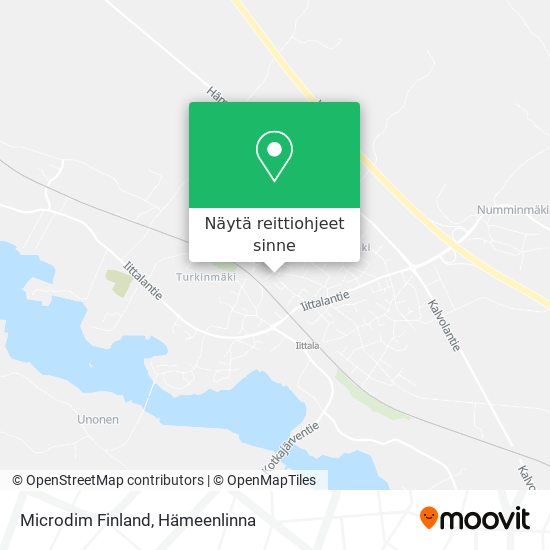Microdim Finland kartta