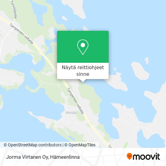 Jorma Virtanen Oy kartta