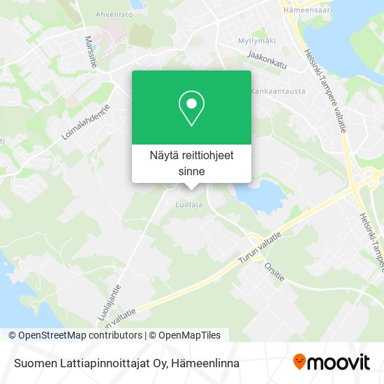 Suomen Lattiapinnoittajat Oy kartta