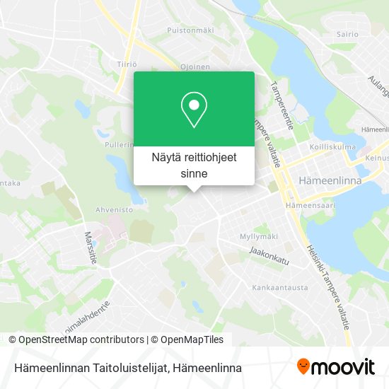Hämeenlinnan Taitoluistelijat kartta