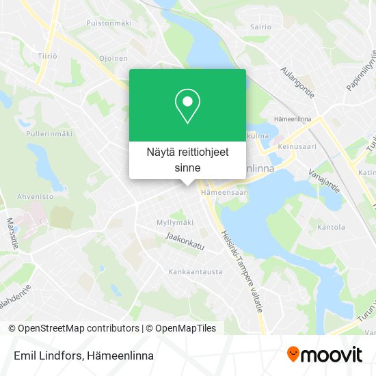 Emil Lindfors kartta