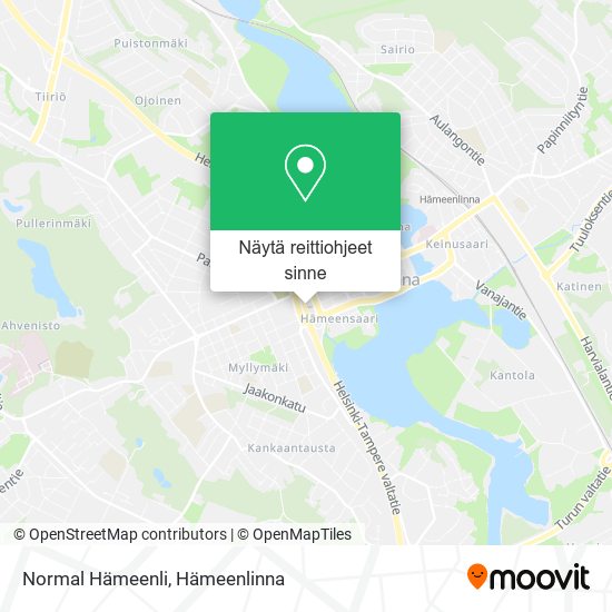 Normal Hämeenli kartta