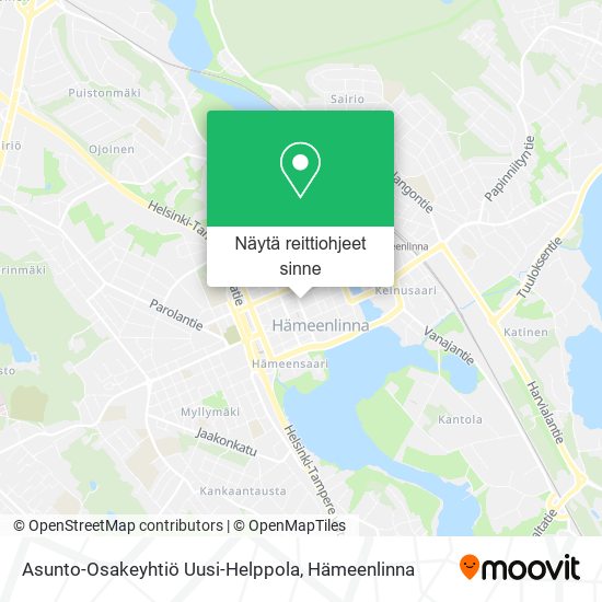 Asunto-Osakeyhtiö Uusi-Helppola kartta