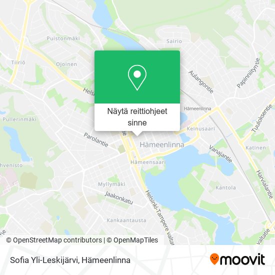 Sofia Yli-Leskijärvi kartta