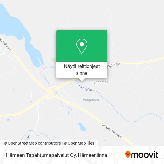 Hämeen Tapahtumapalvelut Oy kartta