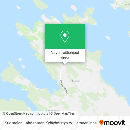 Suotaalan-Lahdentaan Kyläyhdistys ry kartta