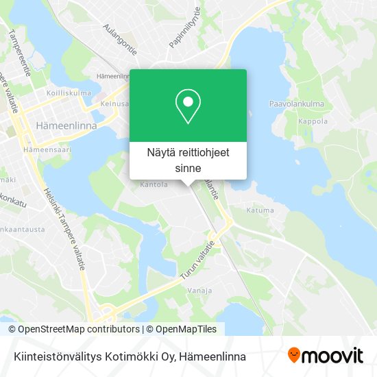 Kiinteistönvälitys Kotimökki Oy kartta