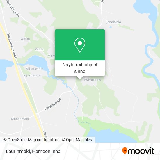 Laurinmäki kartta