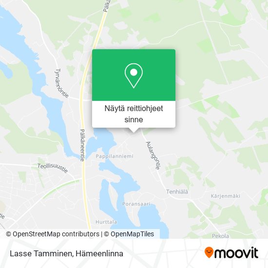 Lasse Tamminen kartta