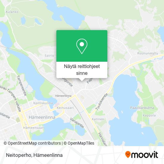 Neitoperho kartta
