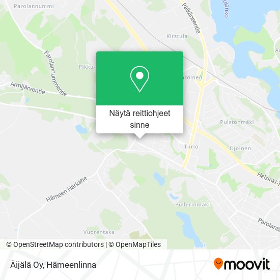 Äijälä Oy kartta