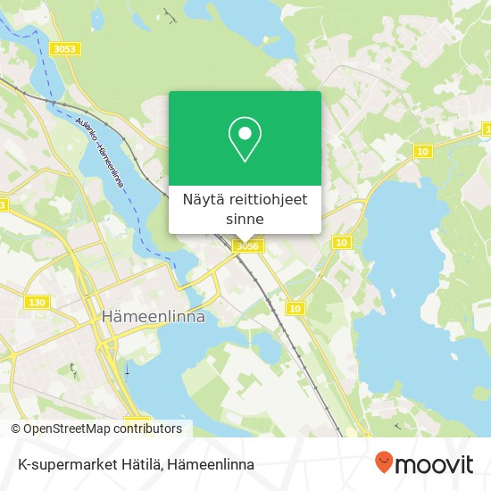 K-supermarket Hätilä kartta