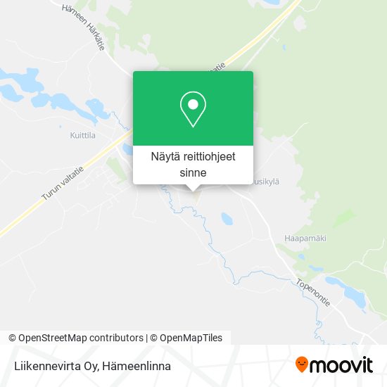 Liikennevirta Oy kartta