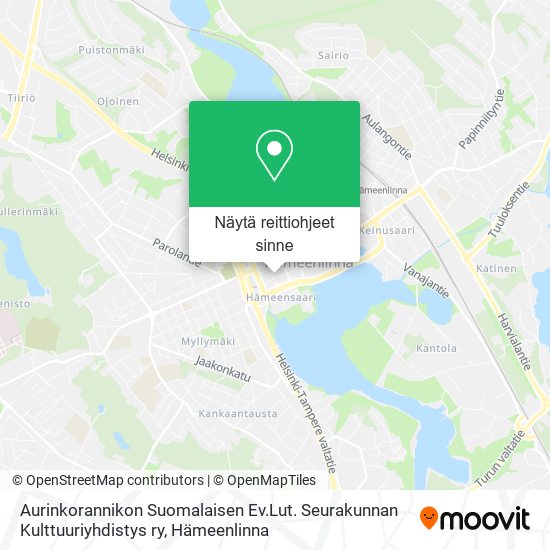 Aurinkorannikon Suomalaisen Ev.Lut. Seurakunnan Kulttuuriyhdistys ry kartta