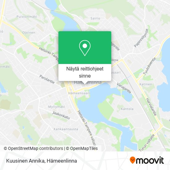 Kuusinen Annika kartta