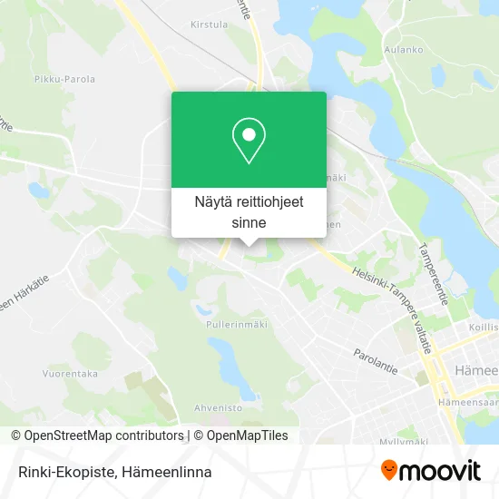 Rinki-Ekopiste kartta