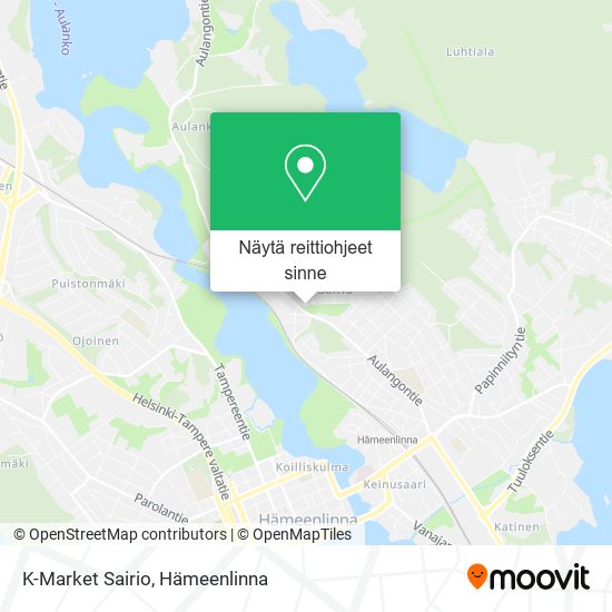K-Market Sairio kartta