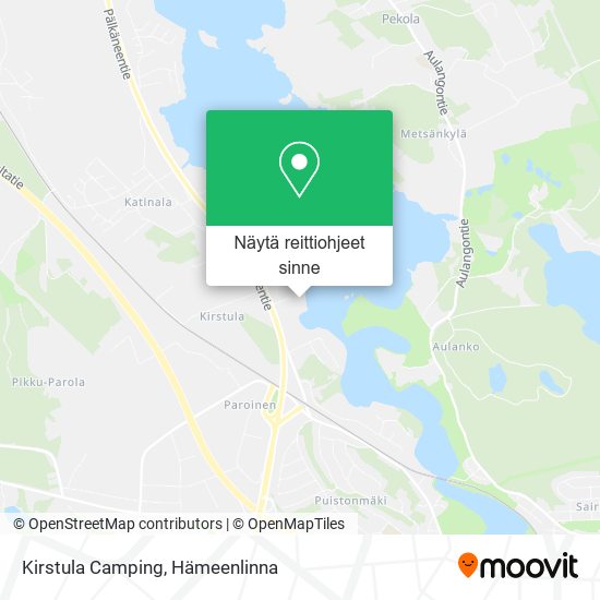 Kirstula Camping kartta