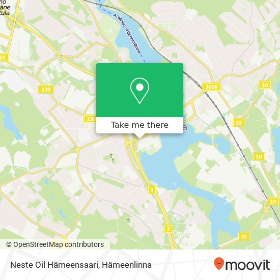 Neste Oil Hämeensaari kartta
