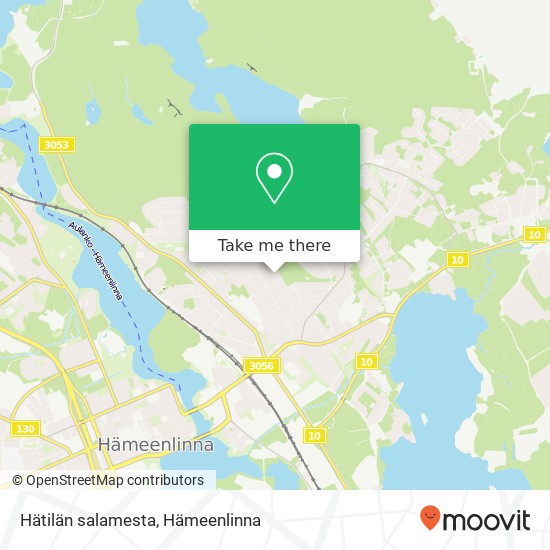 Hätilän salamesta kartta