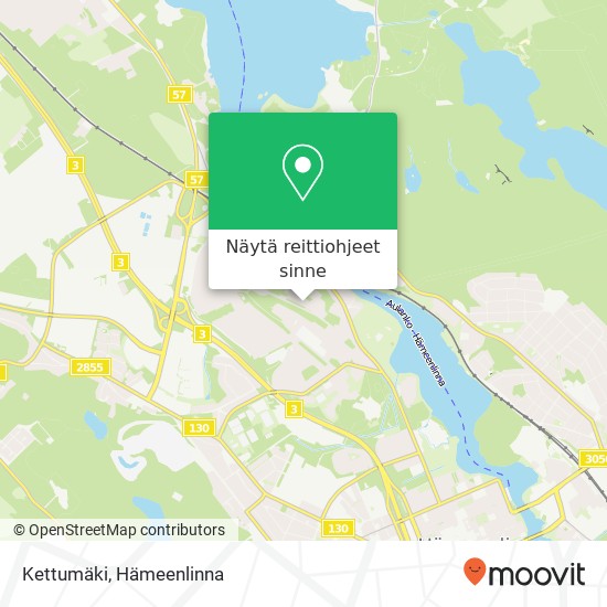 Kettumäki kartta