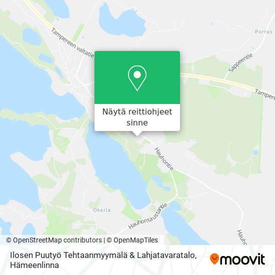Ilosen Puutyö Tehtaanmyymälä & Lahjatavaratalo kartta