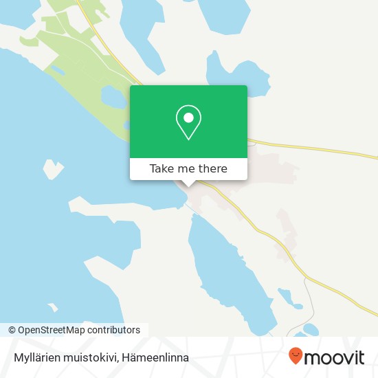 Myllärien muistokivi kartta