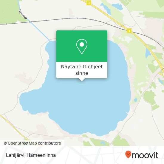 Lehijärvi kartta