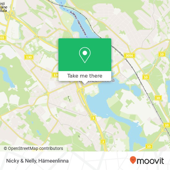 Nicky & Nelly, Eteläkatu 14 FI-13100 Hämeenlinna kartta
