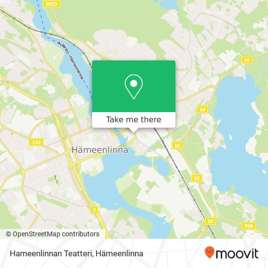 Hameenlinnan Teatteri kartta