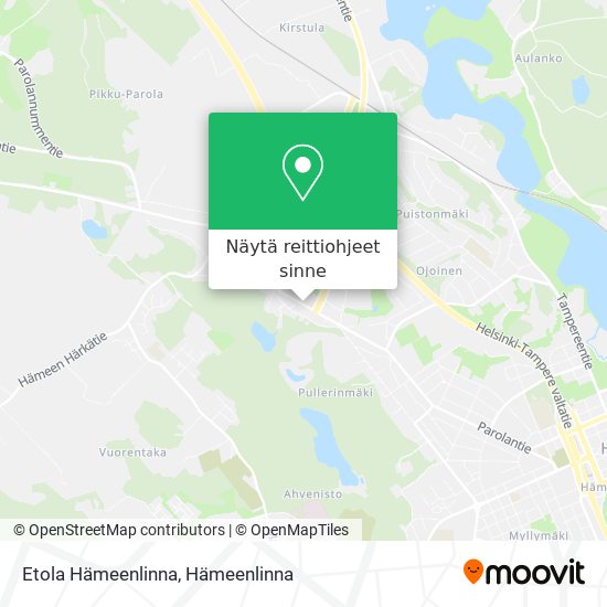 Etola Hämeenlinna kartta