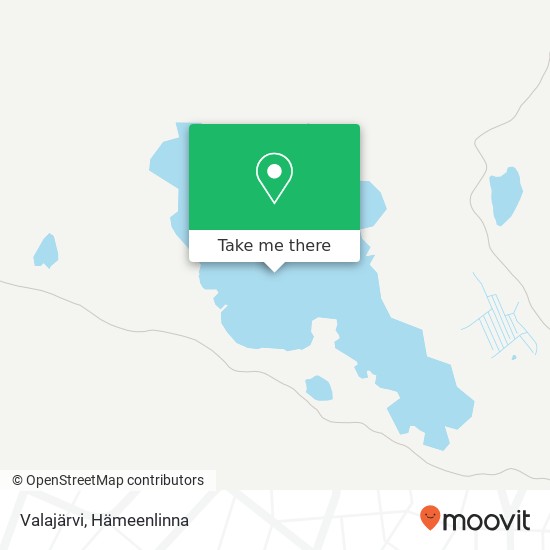 Valajärvi kartta