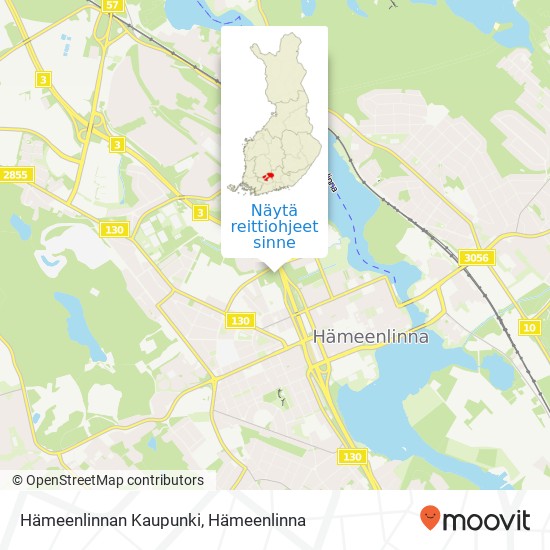 Hämeenlinnan Kaupunki kartta
