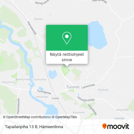 Tapailanpiha 13 B kartta