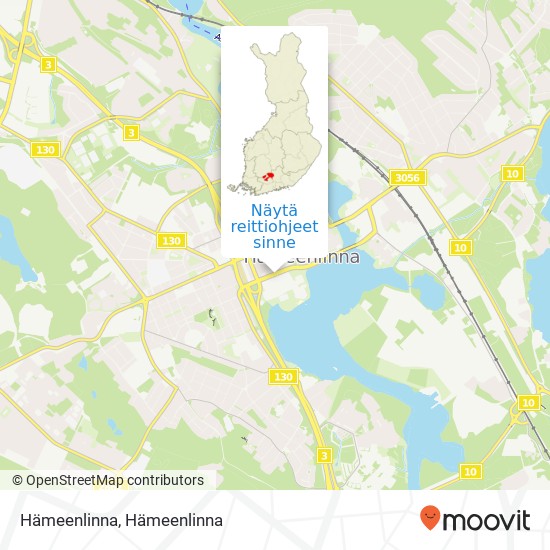 Hämeenlinna kartta