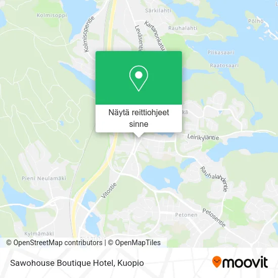 Sawohouse Boutique Hotel kartta